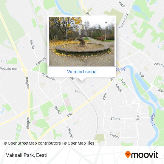 Vaksali Park kaart