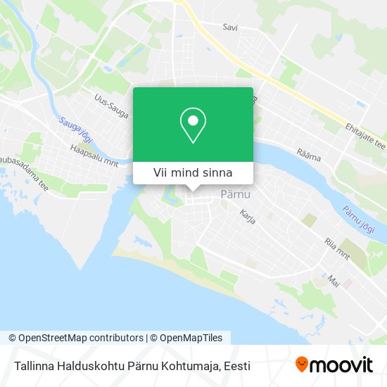 Tallinna Halduskohtu Pärnu Kohtumaja kaart