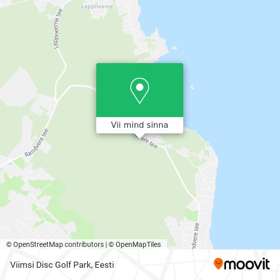 Viimsi Disc Golf Park kaart