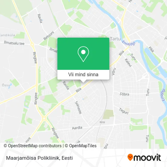 Maarjamõisa Polikliinik kaart