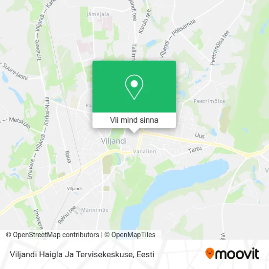Viljandi Haigla Ja Tervisekeskuse kaart