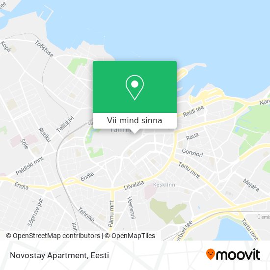 Novostay Apartment kaart
