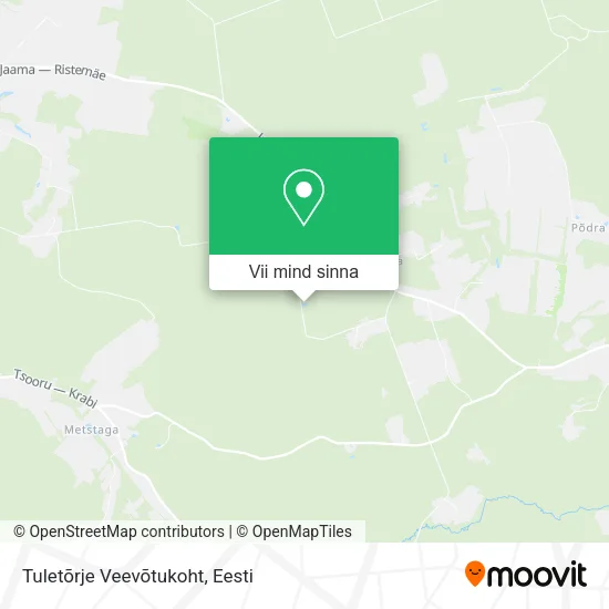 Tuletõrje Veevõtukoht kaart