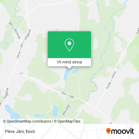 Pikre Järv kaart