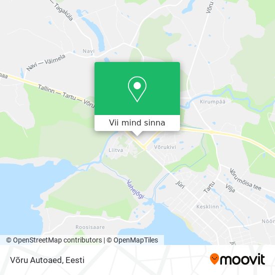 Võru Autoaed kaart