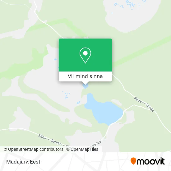 Mädajärv kaart