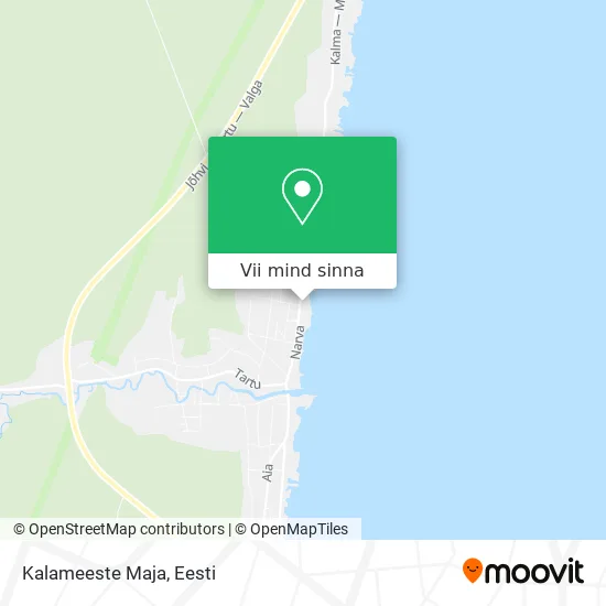 Kalameeste Maja kaart