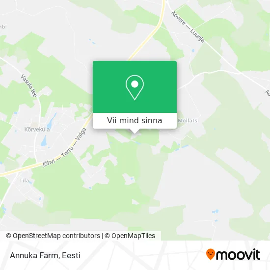 Annuka Farm kaart