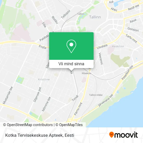 Kotka Tervisekeskuse Apteek kaart