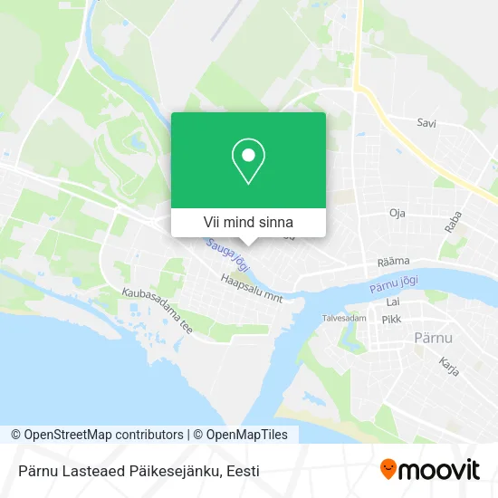 Pärnu Lasteaed Päikesejänku kaart
