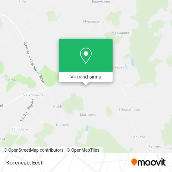 Котелево kaart