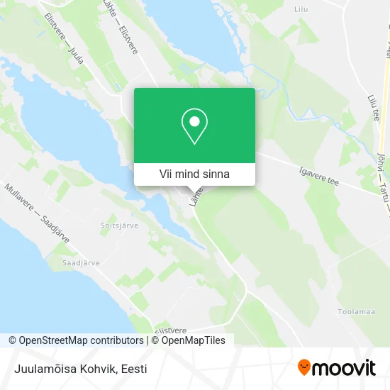 Juulamõisa Kohvik kaart