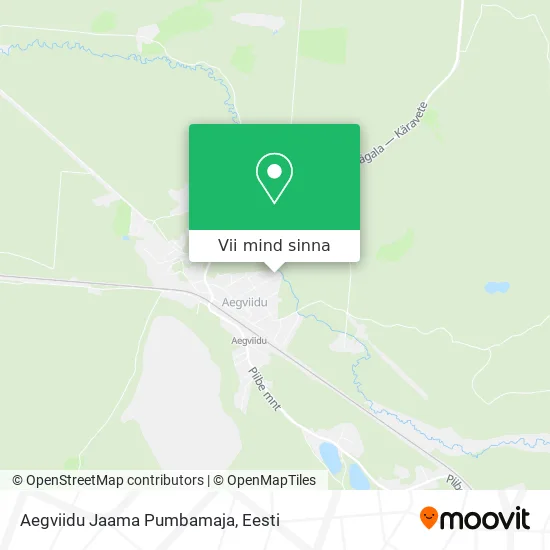 Aegviidu Jaama Pumbamaja kaart
