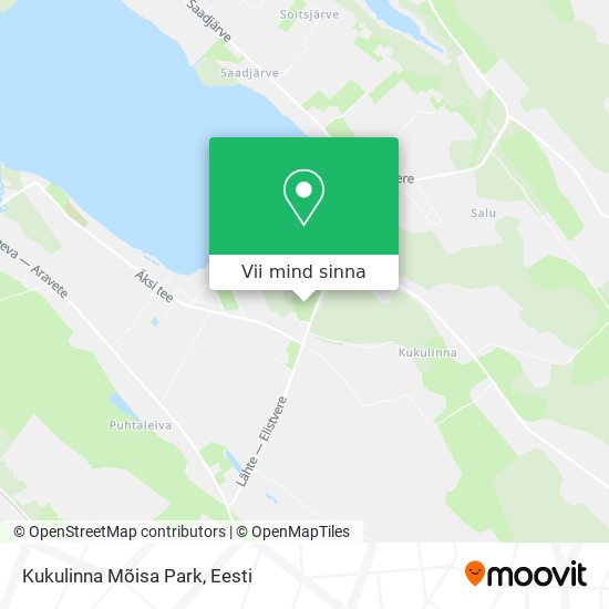 Kukulinna Mõisa Park kaart