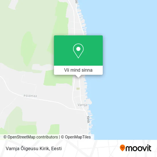 Varnja Õigeusu Kirik kaart