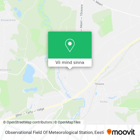 Observational Field Of Meteorological Station kaart