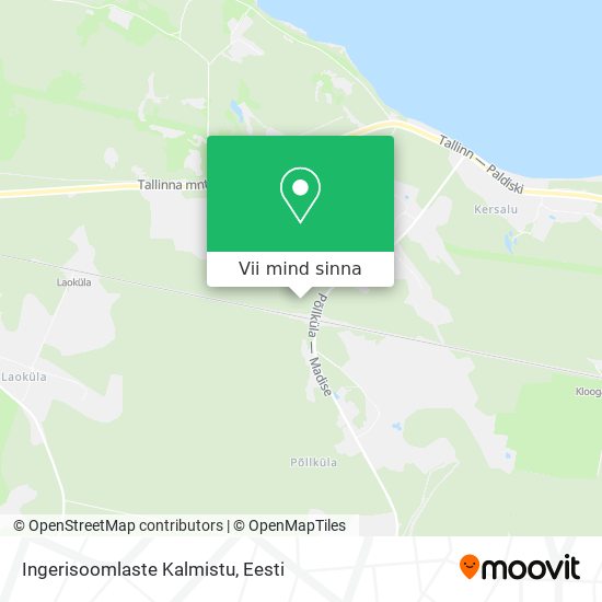 Ingerisoomlaste Kalmistu kaart