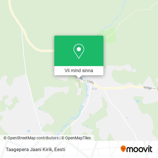 Taagepera Jaani Kirik kaart