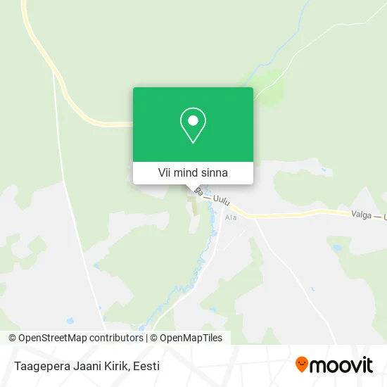 Taagepera Jaani Kirik kaart