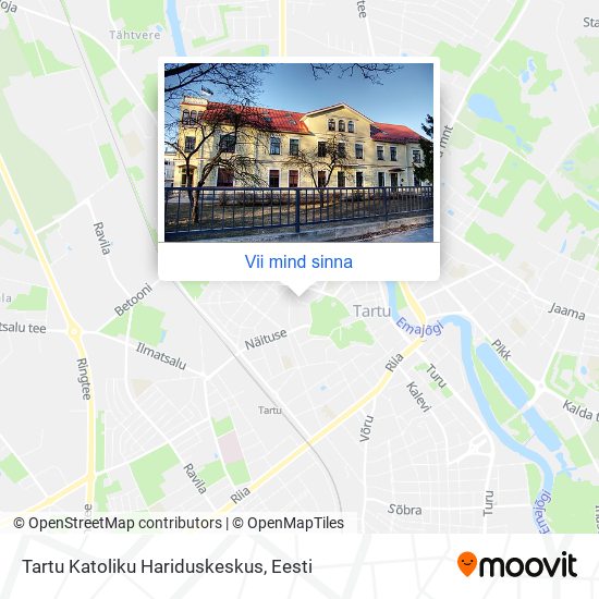 Tartu Katoliku Hariduskeskus kaart