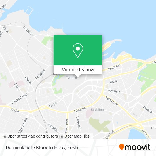 Dominiiklaste Kloostri Hoov kaart