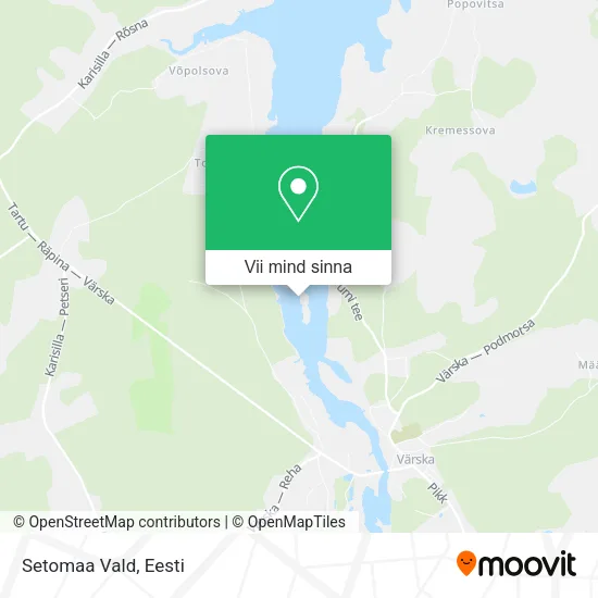 Setomaa Vald kaart