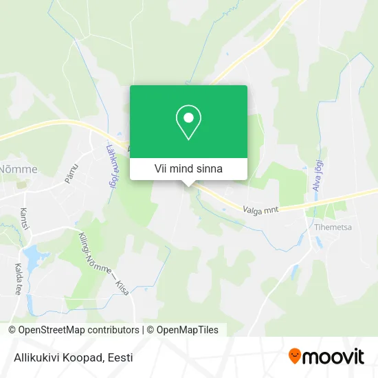 Allikukivi Koopad kaart