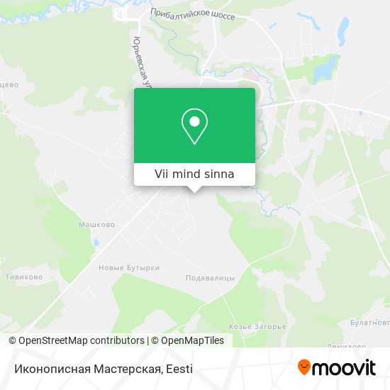 Иконописная Мастерская kaart