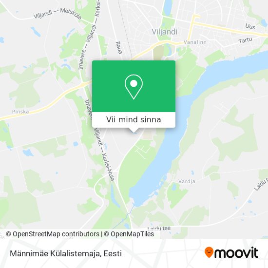 Männimäe Külalistemaja kaart