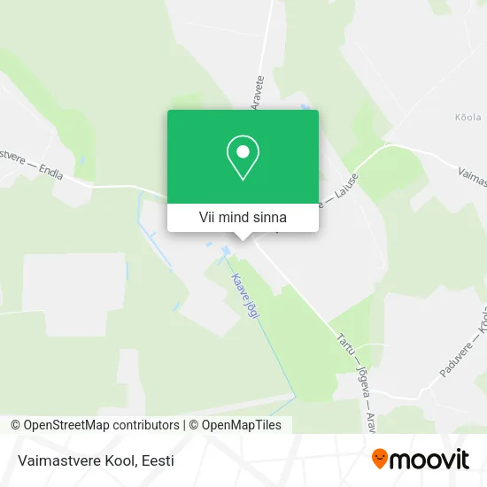 Vaimastvere Kool kaart