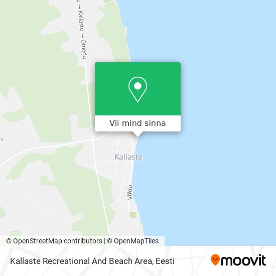 Kallaste Recreational And Beach Area kaart