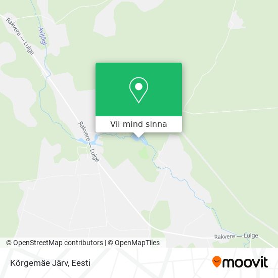 Kõrgemäe Järv kaart