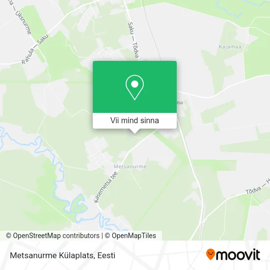 Metsanurme Külaplats kaart