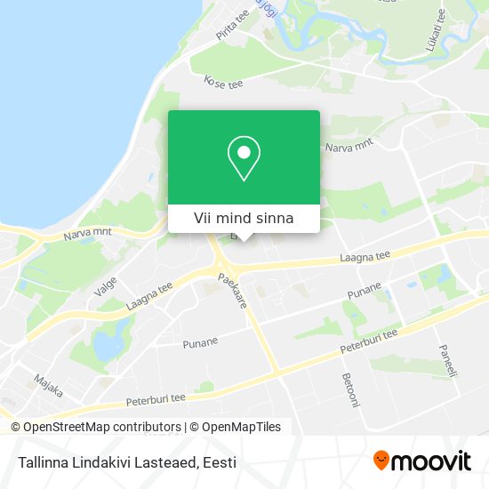 Tallinna Lindakivi Lasteaed kaart