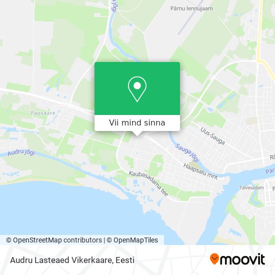 Audru Lasteaed Vikerkaare kaart
