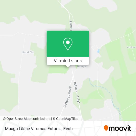 Muuga Lääne Virumaa Estonia kaart