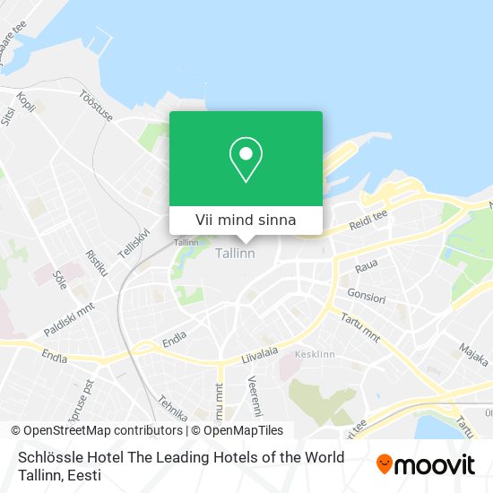 Schlössle Hotel The Leading Hotels of the World Tallinn kaart