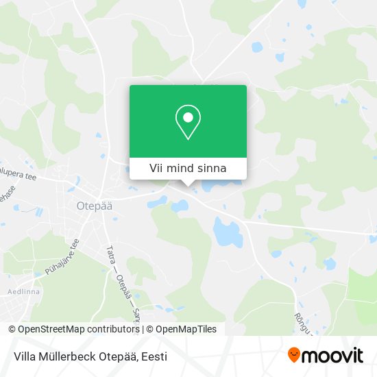 Villa Müllerbeck Otepää kaart