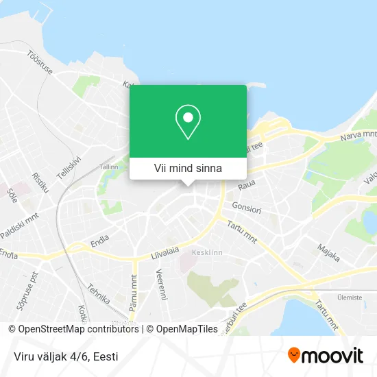 Viru väljak 4/6 kaart