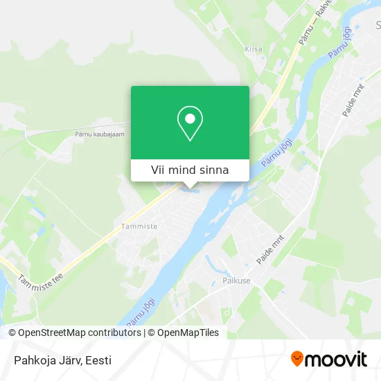 Pahkoja Järv kaart