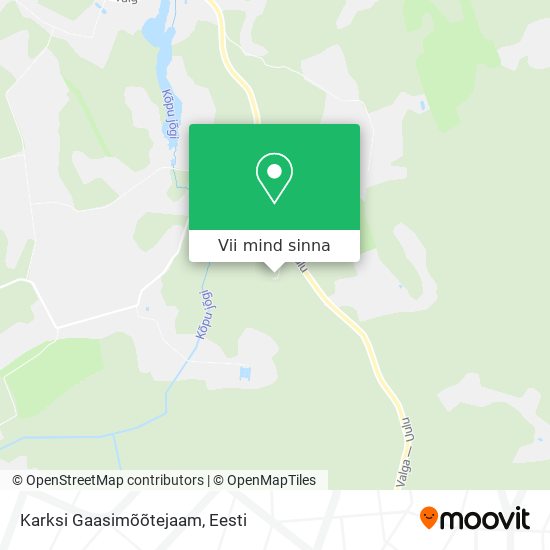 Karksi Gaasimõõtejaam kaart