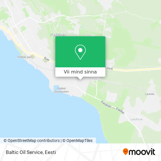 Baltic Oil Service kaart