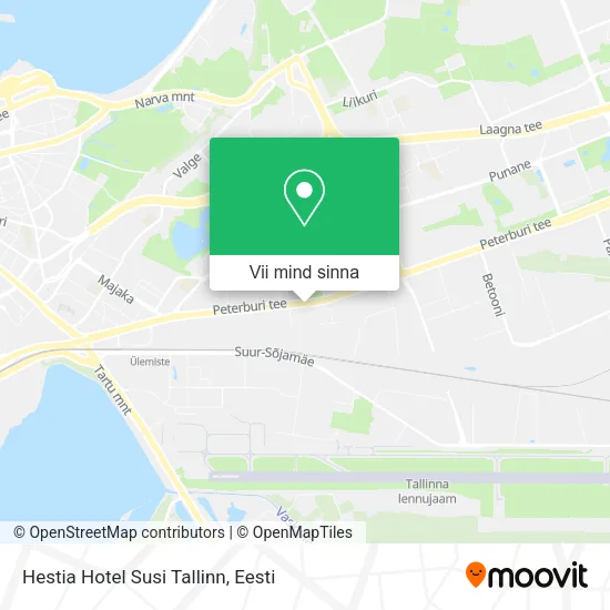 Hestia Hotel Susi Tallinn kaart