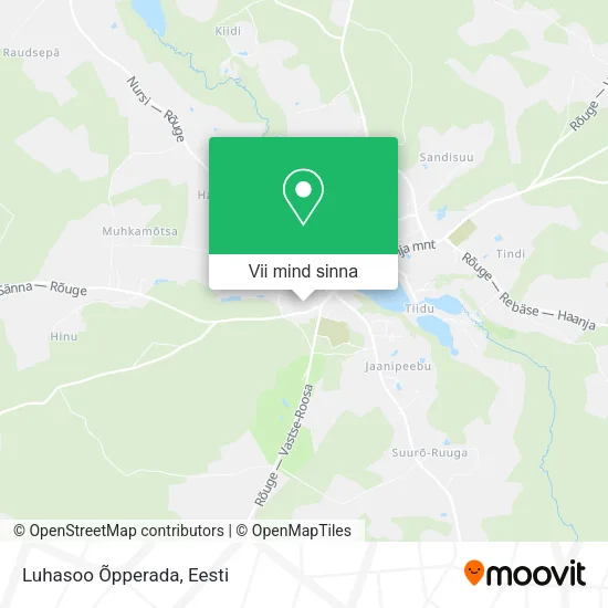 Luhasoo Õpperada kaart