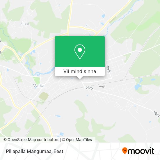 Pillapalla Mängumaa kaart