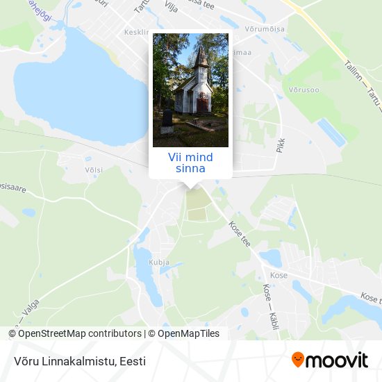 Võru Linnakalmistu kaart