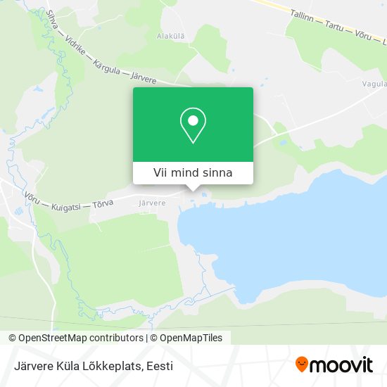 Järvere Küla Lõkkeplats kaart