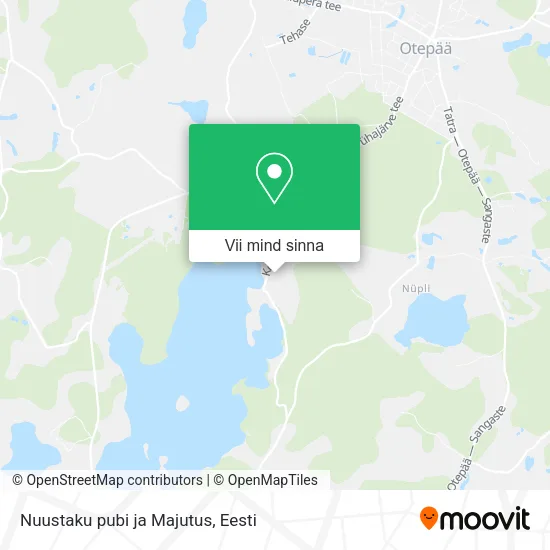 Nuustaku pubi ja Majutus kaart