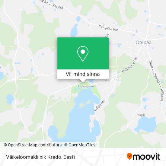 Väikeloomakliinik Kredo kaart