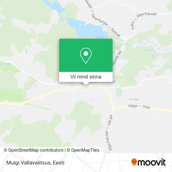 Mulgi Vallavalitsus kaart
